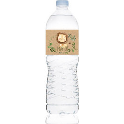 Ετικέτα Νερού Βάπτισης για μπουκάλι 0,5L Αυτοκόλλητη 20 x 4 εκατοστά με Λιοντάρι
