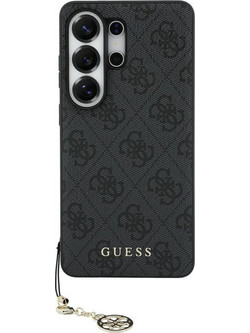 Guess Classic Logo Charm 4G Θήκη Black (Samsung Galaxy S26 Ultra)