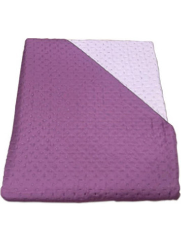 Κουβερλί Μονό Microfiber Διπλής Όψης Cross Desing Γαρύφαλλο 160x240 - μώβ/λιλά