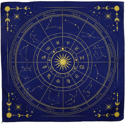 Tarot Reading Cloth - Zodiac