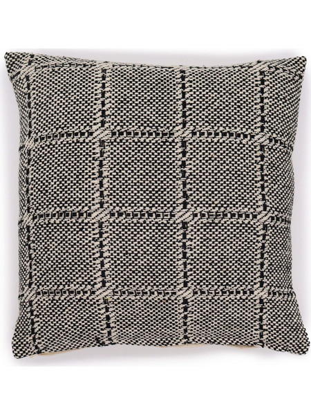 Classic Cushion Cover - Squares Grey - 40x40cm