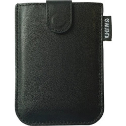 Valenta 583756 Card Case Pocket Slide Δερμάτινο Πορτοφόλι Καρτών με RFID Μαύρο