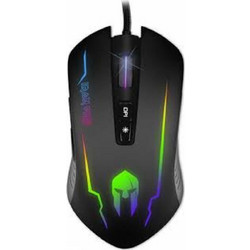 NOD Iron Fire Ενσύρματο Gaming Ποντίκι RGB 3200 DPI Black