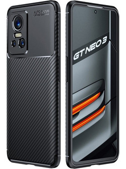 Ancus Autofocus Shock Proof Back Cover Black (Realme GT Neo 3 5G)