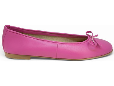 Bigshoes GA2137-39 Δερμάτινη Μπαλαρίνα Φούξια