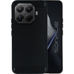 Sonique Carbon Brushed Back Cover Black (Xiaomi 15T Pro 5G)