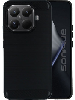 Sonique Carbon Brushed Back Cover Black (Xiaomi 15T Pro 5G)