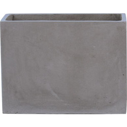 FLOWER POT-2 Fiber Cement Grey 70x40x50cm