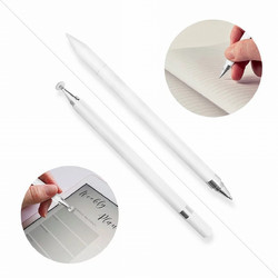 Έξυπνο Stylus Μαγνητική Ψηφιακή Γραφίδα - Στυλό 2 σε 1 για Κινητά, iPad, Tablet & Χρήση σε Χαρτί - Λευκό