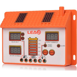 Ρυθμιστής Φόρτισης Φωτοβολταικών 30A PWM 12,24V LEAp SP30 με Οθόνη