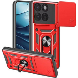 Bodycell Armor Slide Back Cover Θήκη Κόκκινη (Motorola Edge 70 5G)