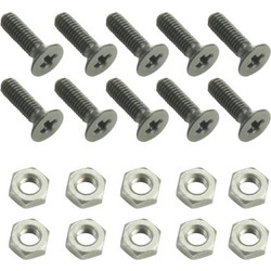 Adam Hall 5420 Phillips-Head Βίδες με Παξιμάδι M10 Screws Σετ των 10 τεμαχίων - Adam Hall