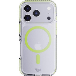 TECH21 IPHONE 17 PRO CASE (T21-11396) EVOCRYSTAL W/MAGSAFE CLEAR/GLOW GREEN