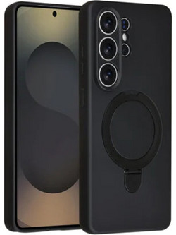 TUNIQ Galaxy S26 Ultra Back cover case - Magsafe With Ring Stand - Hanger - Blac