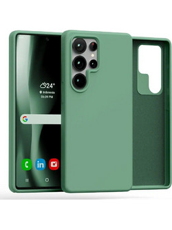 Mercury Silicone Back Cover Green (Samsung Galaxy S25 Ultra)