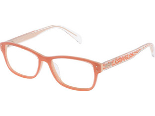 Tous VTO876 Γυναικείος Σκελετός Γυαλιών Οράσεως Κοκάλινος Ροζ