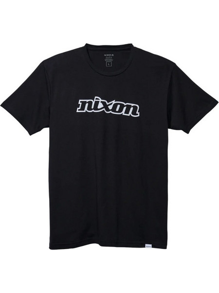 Ανδρικό T-Shirt NIXON OG Script S/s Eco Tee Μαύρο S2858-005-03 - S2858-005-03