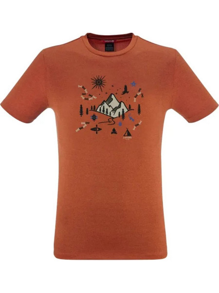 LAFUMA Shift Tee T-Shirt M, Ανδρικό Μπλουζάκι, LFV12539_2998 /Brick Red