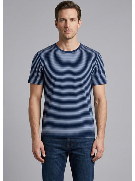 Fynch Hatton Μπλούζα Stripe - 1119 1901 1666 Blue