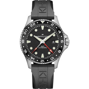 Hamilton Khaki Navy Scuba Auto GMT Ανδρικό Ρολόι Αυτόματο H82555330