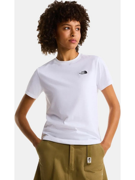 The North Face Evolution Simple Dome Γυναικείο T-Shirt NF0A8FX7FN41 TNF WHITE