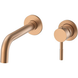 Μπαταρία Νιπτήρα εντοιχισμού REA Brushed Rose Gold PVD 2045006605