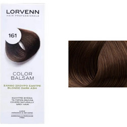Lorvenn Color Balsam 161 Ξανθό Σκούρο Σαντρέ Ημιμόνιμη Βαφή Μαλλιών Χωρίς Αμμωνία 60ml