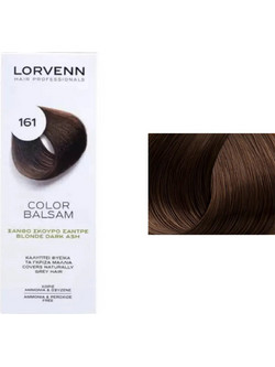 Lorvenn Color Balsam 161 Ξανθό Σκούρο Σαντρέ Ημιμόνιμη Βαφή Μαλλιών Χωρίς Αμμωνία 60ml
