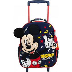 Must MIckey Σχολική Τσάντα Τρόλεϊ Νηπιαγωγείου Navy Μπλε 565938