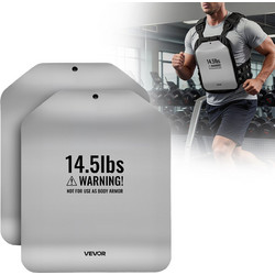 VEVOR Καμπύλες Πλάκες Βάρους για Γιλέκο 6,6 kg (Ζεύγος) HJGKPZPHJGQB5WK0R001V0