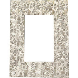 Κορνίζα Opus 034271 10x15cm Off White Γυαλί,Polyresin