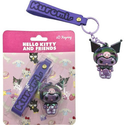 Sanrio 3D Keychain Hello Kitty Kuromi