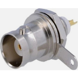 GBC 30.2700.00 BNC Panel Θηλυκό με Φλάντζα - 50 Ohm, Κόλληση RG58 & PTFE