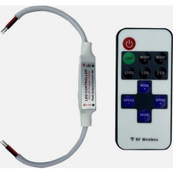 RP 22146 - Τηλεχειριστήριο RF Μονόχρωμης Ταινίας LED, 12/24VDC 6A, 433MHz