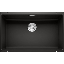Blanco Subline 700-U Υποκαθήμενος Νεροχύτης Γρανίτη Black 526001 73x46cm