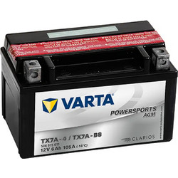 Varta Μπαταρία Μοτοσυκλέτας YTX7A-BS 105A 6Ah