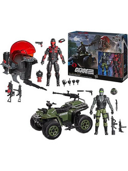Hasbro G.I. Joe Classified Series Snake Eyes & Varmint ATV vs. Stealth Viper Σετ Φιγούρες Δράσης 15cm