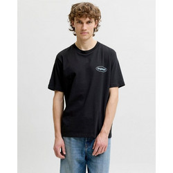 JACK & JONES JORRIVIERA VINTAGE POSTER BACK TEE SS CN - 12295202 - ΑΝΔΡΙΚΟ - BLACK