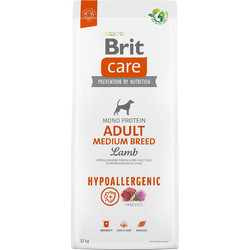 Brit Care Adult Medium Breed Hypoallergenic with Lamb & Rice 12kg