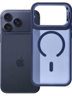 FORCELL Case For Iphone 17 Pro Max F-Protect Shadow Stand Premium Compatible With Magsafe Navy blue