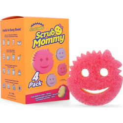 Σφουγγάρι Scrub Daddy Scrub Mommy Shapes 4τμχ Pink/Purple