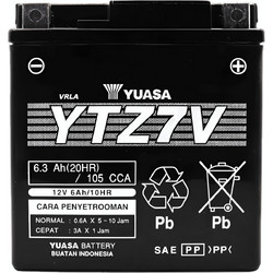 Yuasa Μπαταρία Μοτοσυκλέτας YTZ7-V 105A 6.3Ah