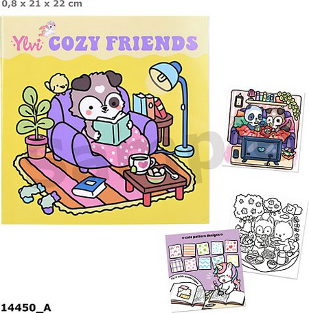 Ylvi - COZY Friends Colouring Book (0414450)