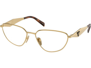 Prada PRD52V 5AK1O1 Γυναικείος Σκελετός Γυαλιών Οράσεως Μεταλλικός Χρυσός
