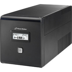 PowerWalker VI 1000 LCD UPS Line Interactive 1000VA 600W με 4 Πρίζες C13 & Schuko