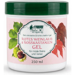 Vom Pullach Hof Rotes Weinlaub & Rosskastanie Gel για Κουρασμένα Πόδια 250ml