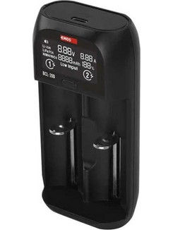 EMOS φορτιστής μπαταριών 2 θέσεων με οθόνη LCD (BCL-20D)