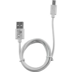 Καλώδιο Micro USB Devices Long USB 2.4A Φόρτισης - Data 1m LUM01 Λευκό Lime