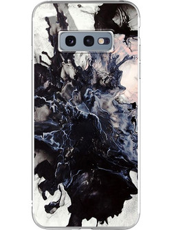 Silicon Marble Case Samsung S10E SM8 White/Black