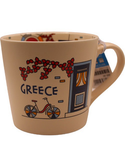 Ελληνική πόρτα και κούπα ποδηλάτου